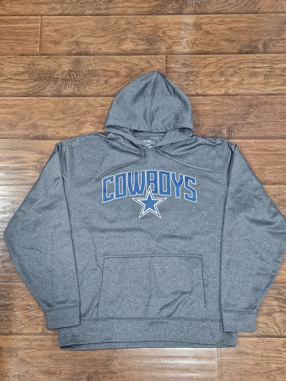 NFL Dallas Cowboys Heather Gray Team Logo Pullover